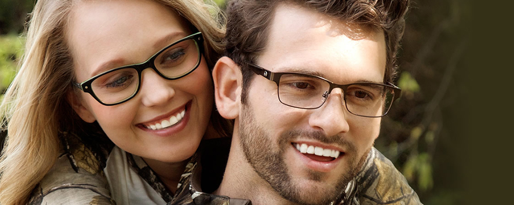 Realtree eyeglasses including frames and prescription lenses
