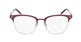 purple square metal eyeglass frames