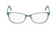teal cat eye eyeglass frames for women