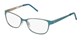 teal cat eye eyeglass frames for women