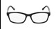 Black and gold eyeglasses for women