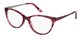 red plastic cat eye eyeglass frames