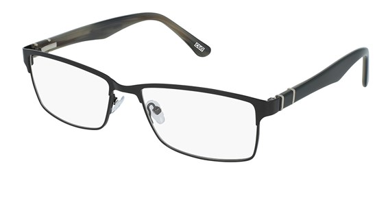 black rectangular eyeglass frames for men