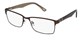 brown rectangular eyeglass frames for men
