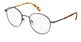 Bronze metal round eyeglass frames for men