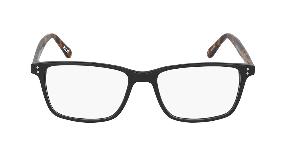matte black plastic eyeglass frames for men