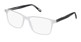 clear matte black eyeglass frames