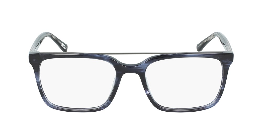 rectangular black and gray eyeglass frames for men