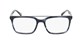 rectangular black and gray eyeglass frames for men