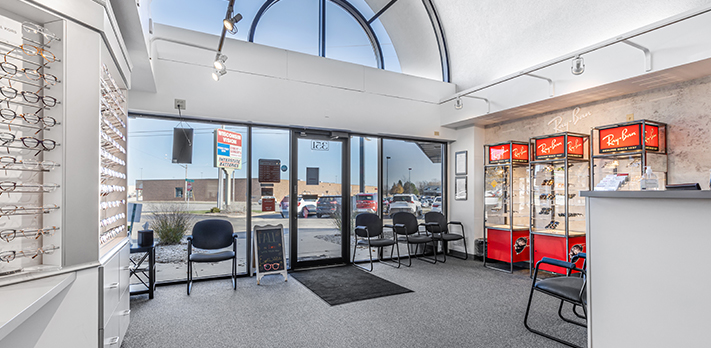 Appleton eye doctor & vision store inside