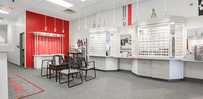 Glendale eye doctor & vision store inside