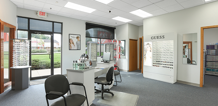 Grafton eye doctor & vision store inside