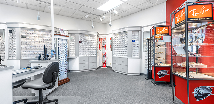 Kenosha eye doctor & vision store inside