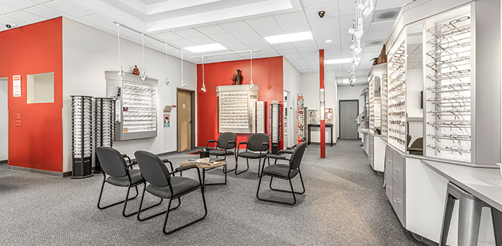 West Madison eye doctor & vision store inside