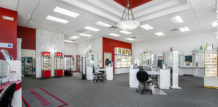Pewaukee eye doctor & vision store inside
