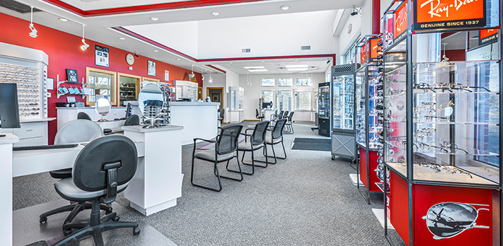 Sheboygan eye doctor & vision store inside