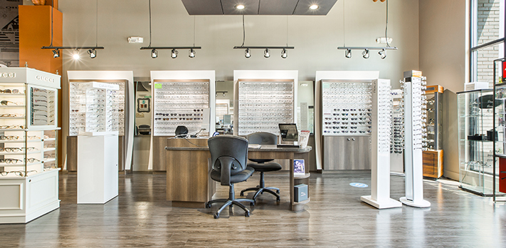 Shorewood eye doctor & vision store inside