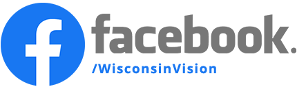 Facebook logo with Wisconsin Vision page